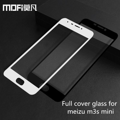 meizu m3s mini glass full screen protector for m3s mini tempered glass film mofi original anti-explosion with package 5 inch 