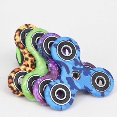 Finger Fidget Toys 100pcs/lot NEW camo Hand Spinner Fidget Spinner Fingers EDC Acrylic Plastic Fidgets Toys Gyro Toys With Retail Box