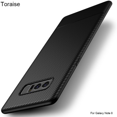 Toraise For Galaxy Note 8 Case,Luxury Carbon Fiber Ultra Thin Silicone Soft TPU Case for Samsung Galaxy Note 8 Note8  Phone capa
