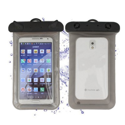 Transparent PVC Waterproof Diving Underwater Bag Pouch Case For Samsung Galaxy S6 S5 Iphone 6 Plus 5 Cell Phone Bags Clear