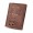 Steampunk Retro Trend Men's Wallet Vintage Metal Rivets Purses Punk Brown Stylish Short Wallet For Men Women