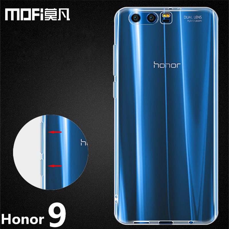 Huawei Honor 9 Phone Case Honor 9 Back Cover Soft TPU Transparent Phone capas MOFi original Huawei honor 9 case cover